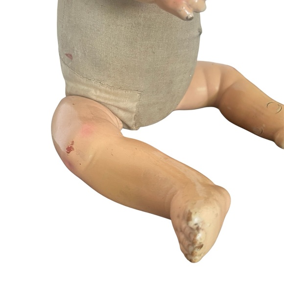 Vintage Effanbee Dolls Walk Talk Sleep Bubbles 18" Composition Baby Doll - Picture 12 of 13